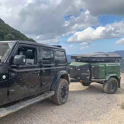 Camping Anhänger für den Jeep