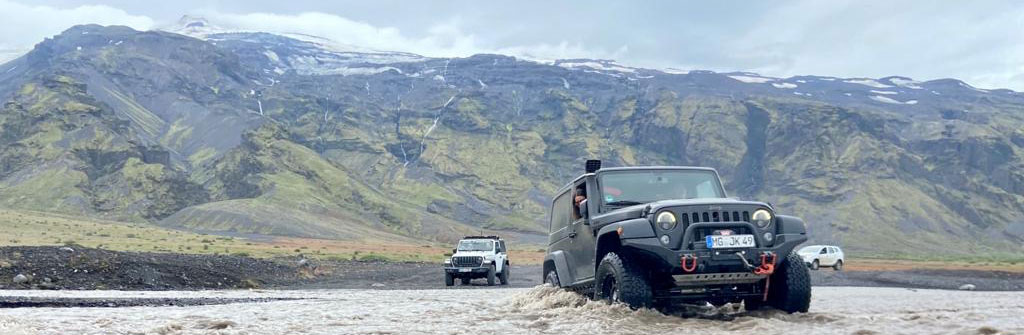 Island Expedition mit dem Jeep